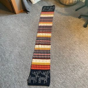 Long Double Sided Knit Scarf